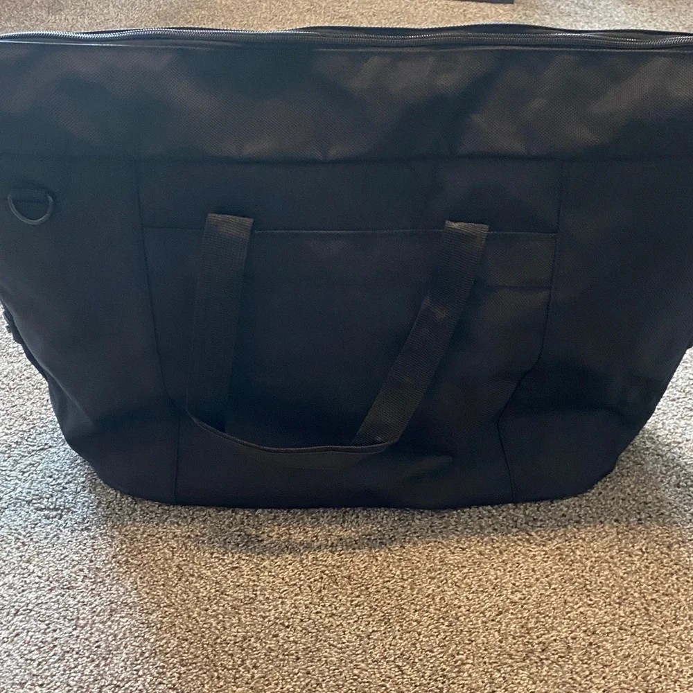 Benoss Milan Black Elite Traveler’s Collection Weekender Duffel Bag for Men